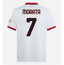 AC Milan Alvaro Morata #7 Auswärtstrikot 2024-25 Kurzarm