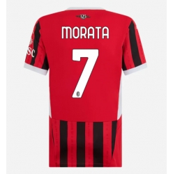 AC Milan Alvaro Morata #7 Heimtrikot Frauen 2024-25 Kurzarm