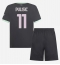 AC Milan Christian Pulisic #11 3rd trikot Kinder 2024-25 Kurzarm (+ kurze hosen)