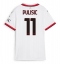 AC Milan Christian Pulisic #11 Auswärtstrikot Frauen 2024-25 Kurzarm