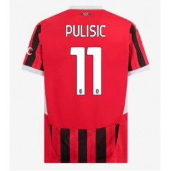 AC Milan Christian Pulisic #11 Heimtrikot 2024-25 Kurzarm