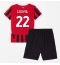 AC Milan Emerson Royal #22 Heimtrikot Kinder 2024-25 Kurzarm (+ kurze hosen)