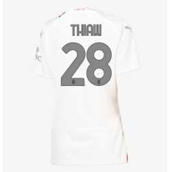 AC Milan Malick Thiaw #28 Auswärtstrikot Frauen 2023-24 Kurzarm