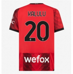 AC Milan Pierre Kalulu #20 Heimtrikot 2023-24 Kurzarm