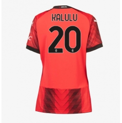 AC Milan Pierre Kalulu #20 Heimtrikot Frauen 2023-24 Kurzarm