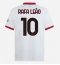 AC Milan Rafael Leao #10 Auswärtstrikot 2024-25 Kurzarm