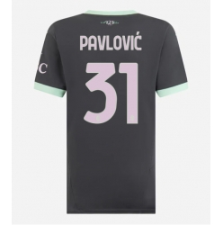 AC Milan Strahinja Pavlovic #31 3rd trikot Frauen 2024-25 Kurzarm