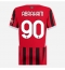 AC Milan Tammy Abraham #90 Heimtrikot Frauen 2024-25 Kurzarm