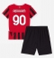 AC Milan Tammy Abraham #90 Heimtrikot Kinder 2024-25 Kurzarm (+ kurze hosen)