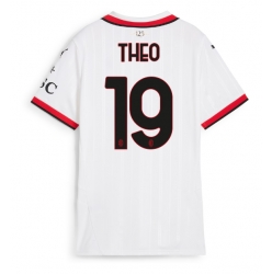 AC Milan Theo Hernandez #19 Auswärtstrikot Frauen 2024-25 Kurzarm