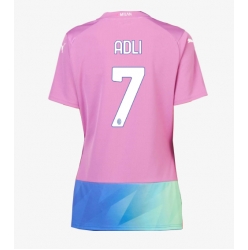 AC Milan Yacine Adli #7 3rd trikot Frauen 2023-24 Kurzarm