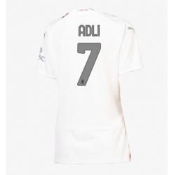 AC Milan Yacine Adli #7 Auswärtstrikot Frauen 2023-24 Kurzarm