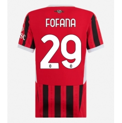 AC Milan Youssouf Fofana #29 Heimtrikot Frauen 2024-25 Kurzarm