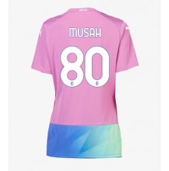 AC Milan Yunus Musah #80 3rd trikot Frauen 2023-24 Kurzarm