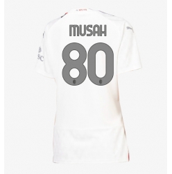 AC Milan Yunus Musah #80 Auswärtstrikot Frauen 2023-24 Kurzarm