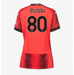 AC Milan Yunus Musah #80 Heimtrikot Frauen 2023-24 Kurzarm