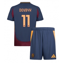 AS Roma Artem Dovbyk #11 3rd trikot Kinder 2024-25 Kurzarm (+ kurze hosen)