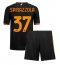 AS Roma Leonardo Spinazzola #37 3rd trikot Kinder 2023-24 Kurzarm (+ kurze hosen)