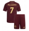 AS Roma Lorenzo Pellegrini #7 Heimtrikot Kinder 2024-25 Kurzarm (+ kurze hosen)