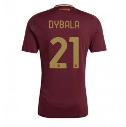 AS Roma Paulo Dybala #21 Heimtrikot 2024-25 Kurzarm