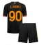 AS Roma Romelu Lukaku #90 3rd trikot Kinder 2023-24 Kurzarm (+ kurze hosen)