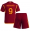 AS Roma Tammy Abraham #9 Heimtrikot Kinder 2023-24 Kurzarm (+ kurze hosen)