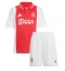 Ajax Brian Brobbey #9 Heimtrikot Kinder 2024-25 Kurzarm (+ kurze hosen)