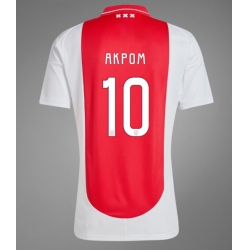 Ajax Chuba Akpom #10 Heimtrikot 2024-25 Kurzarm