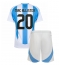 Argentinien Alexis Mac Allister #20 Heimtrikot Kinder Copa America 2024 Kurzarm (+ kurze hosen)