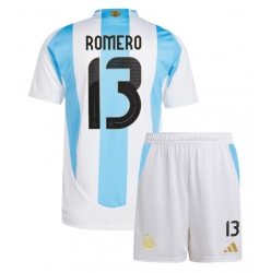 Argentinien Cristian Romero #13 Heimtrikot Kinder Copa America 2024 Kurzarm (+ kurze hosen)