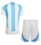 Argentinien Heimtrikot Kinder Copa America 2024 Kurzarm (+ kurze hosen)