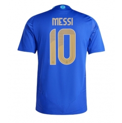 Argentinien Lionel Messi #10 Auswärtstrikot Copa America 2024 Kurzarm