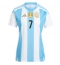 Argentinien Rodrigo De Paul #7 Heimtrikot Frauen Copa America 2024 Kurzarm