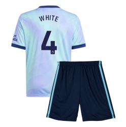 Arsenal Ben White #4 3rd trikot Kinder 2024-25 Kurzarm (+ kurze hosen)