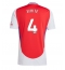 Arsenal Ben White #4 Heimtrikot 2024-25 Kurzarm