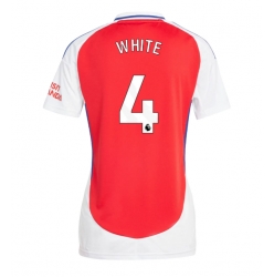 Arsenal Ben White #4 Heimtrikot Frauen 2024-25 Kurzarm