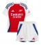 Arsenal Ben White #4 Heimtrikot Kinder 2024-25 Kurzarm (+ kurze hosen)