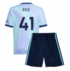 Arsenal Declan Rice #41 3rd trikot Kinder 2024-25 Kurzarm (+ kurze hosen)