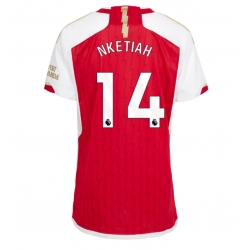 Arsenal Eddie Nketiah #14 Heimtrikot Frauen 2023-24 Kurzarm