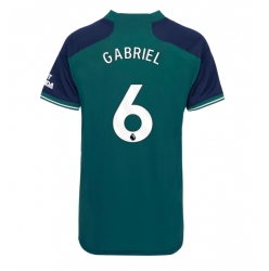 Arsenal Gabriel Magalhaes #6 3rd trikot Frauen 2023-24 Kurzarm