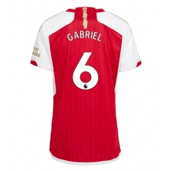 Arsenal Gabriel Magalhaes #6 Heimtrikot Frauen 2023-24 Kurzarm