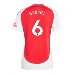 Arsenal Gabriel Magalhaes #6 Heimtrikot Frauen 2024-25 Kurzarm