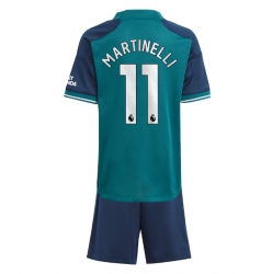 Arsenal Gabriel Martinelli #11 3rd trikot Kinder 2023-24 Kurzarm (+ kurze hosen)