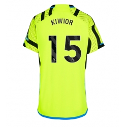 Arsenal Jakub Kiwior #15 Auswärtstrikot Frauen 2023-24 Kurzarm