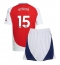 Arsenal Jakub Kiwior #15 Heimtrikot Kinder 2024-25 Kurzarm (+ kurze hosen)