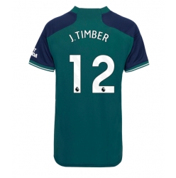 Arsenal Jurrien Timber #12 3rd trikot Frauen 2023-24 Kurzarm