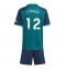 Arsenal Jurrien Timber #12 3rd trikot Kinder 2023-24 Kurzarm (+ kurze hosen)