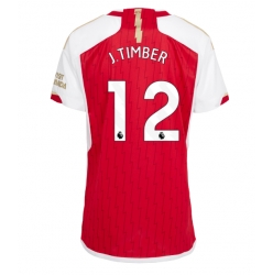 Arsenal Jurrien Timber #12 Heimtrikot Frauen 2023-24 Kurzarm