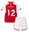 Arsenal Jurrien Timber #12 Heimtrikot Kinder 2023-24 Kurzarm (+ kurze hosen)