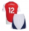 Arsenal Jurrien Timber #12 Heimtrikot Kinder 2024-25 Kurzarm (+ kurze hosen)